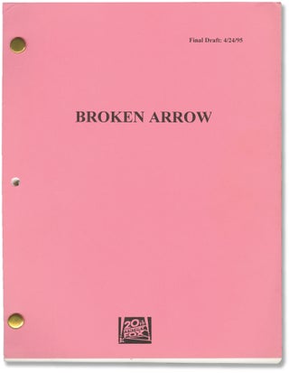 Book #156905] Broken Arrow (Original screenplay for the 1996 film). John Woo, Christian Slater...