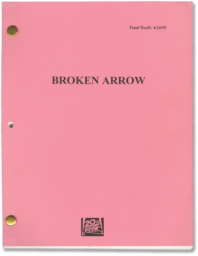 Book #156905] Broken Arrow (Original screenplay for the 1996 film). John Woo, Christian Slater...