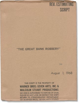 Book #156925] The Great Bank Robbery (Original screenplay for the 1969 film). Hy Averback,...