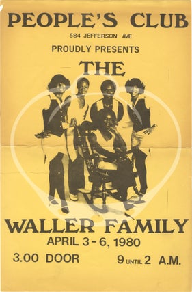 Archive of material relating to the Richmond, Virginia-based group The Fantastic Waller Family