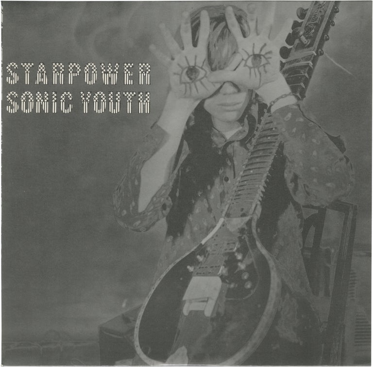 Book #156973] Original Starpower UK Limited Edition 45 rpm single with pin. Sonic Youth