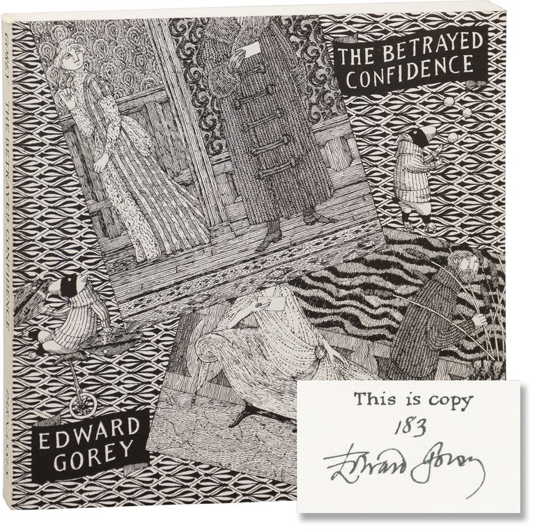[Book #156982] The Betrayed Confidence: Seven Series of Dogear Wryde Postcards. Edward Gorey.