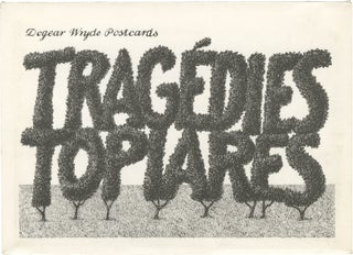 Book #156988] Dogear Wryde Postcards: Tragedies Topiares (First Edition). Edward Gorey