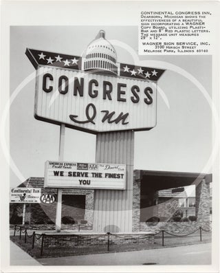 Archive of 77 original photographs from the Wagner Sign Service, circa 1950s-1960s