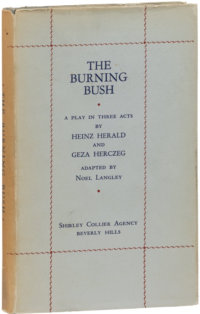 [Book #157084] The Burning Bush. Heinz Herald, Geza Herczeg.