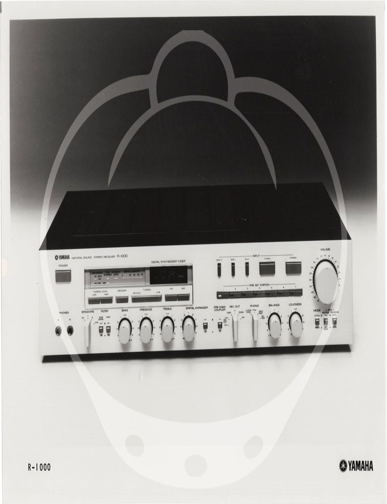 Seventeen original photographs of Yamaha home audio equipment, circa 1981-1982