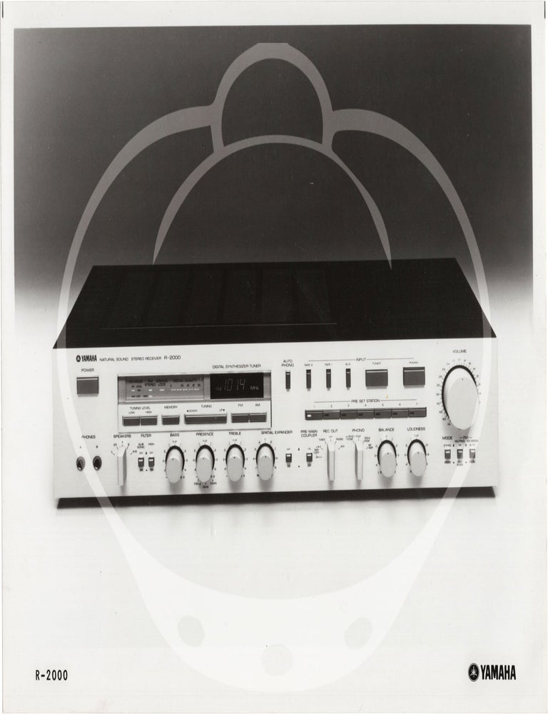 Seventeen original photographs of Yamaha home audio equipment, circa 1981-1982