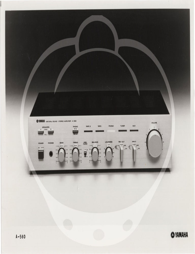 Seventeen original photographs of Yamaha home audio equipment, circa 1981-1982