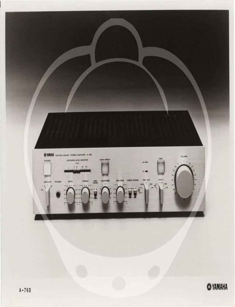 Seventeen original photographs of Yamaha home audio equipment, circa 1981-1982
