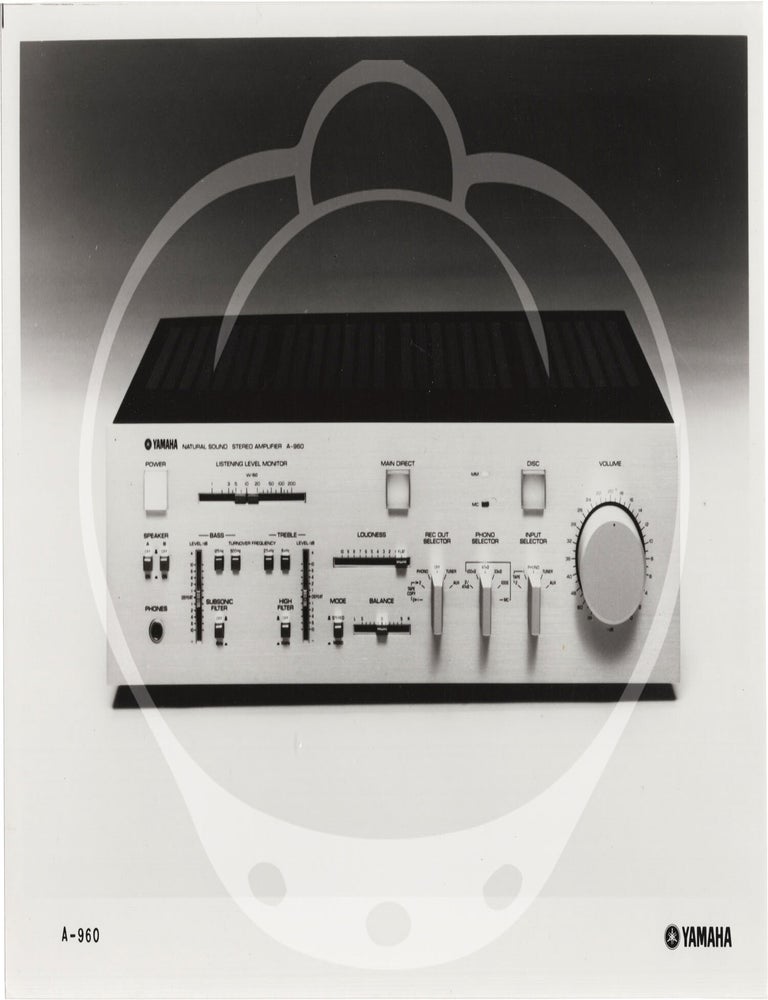 Seventeen original photographs of Yamaha home audio equipment, circa 1981-1982