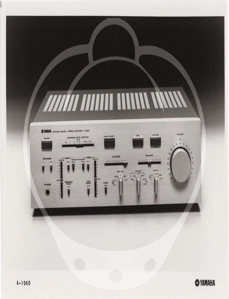 Seventeen original photographs of Yamaha home audio equipment, circa 1981-1982
