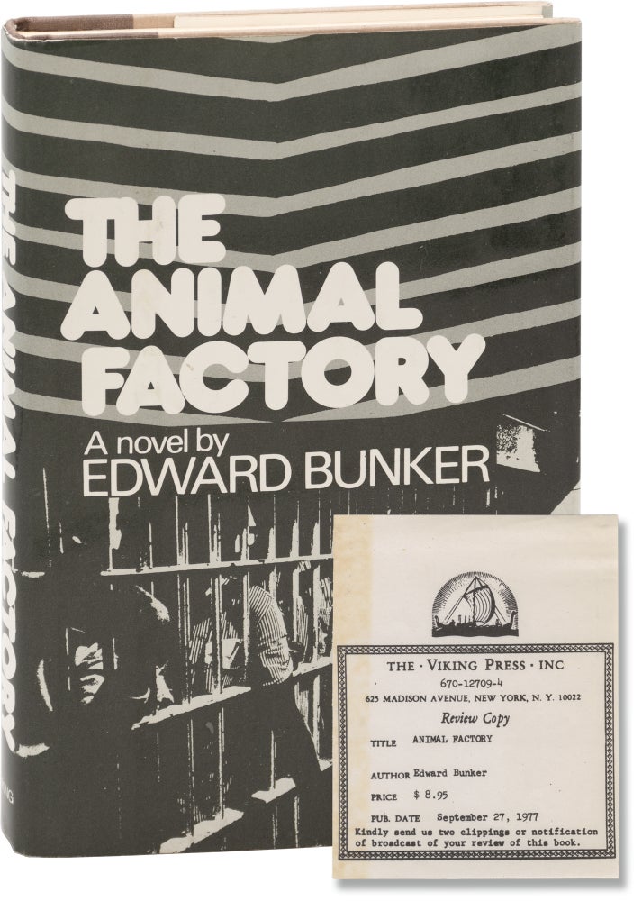 Book #157145] The Animal Factory (First Edition, Review Copy). Edward Bunker