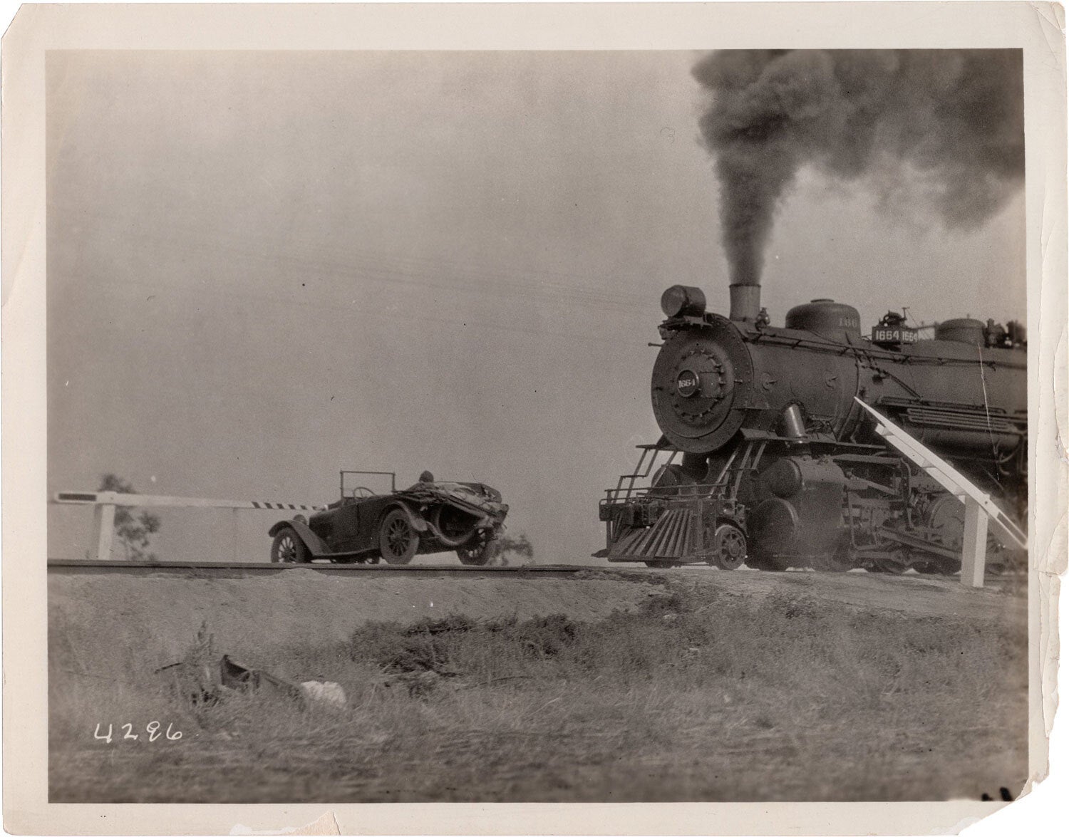 1926 Train Original photograph from the lost film The Scarlet Streak, circa 1926 ...