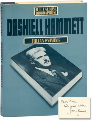 Book #157358] Dashiell Hammett (First Edition, inscribed by Julian Symons). Dashiell Hammett,...
