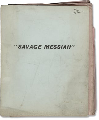 Book #157387] Savage Messiah (Original screenplay and 19 film still photographs for the 1972...