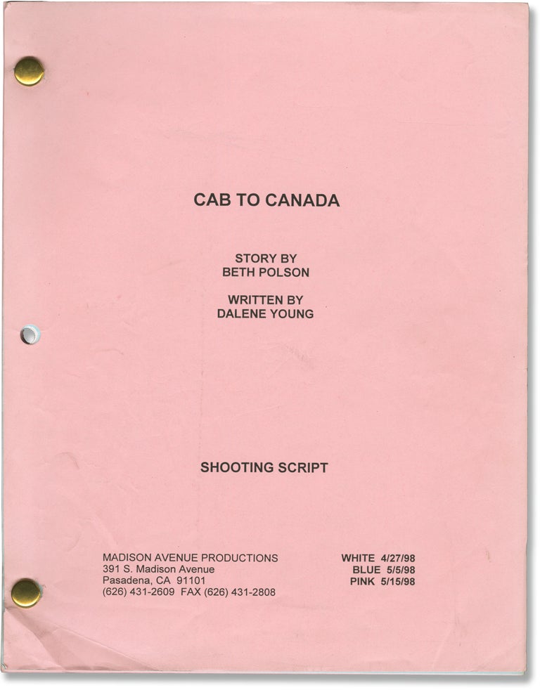 [Book #157392] Cab to Canada. Jason Beghe Maureen O'Hara, Catherine Bell, Christopher Leitch, Dalene Young, starring, director, screenwriter.