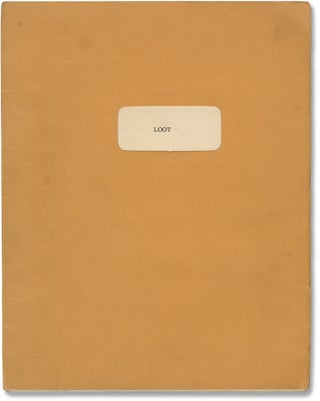 Book #157449] Loot (Original screenplay for the 1970 film). Silvio Narizzano, Joe Orton, Alan...