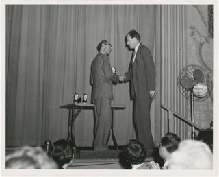 Book #157463] Original photograph of Roald Dahl at the 1954 Edgar Awards. Lawrence Treat Roald...