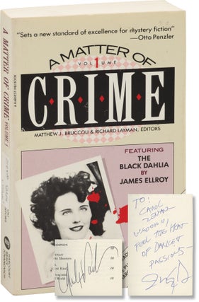 Book #157467] A Matter of Crime, Volume 1 (Advance Reading Copy, signed by James Ellroy and...