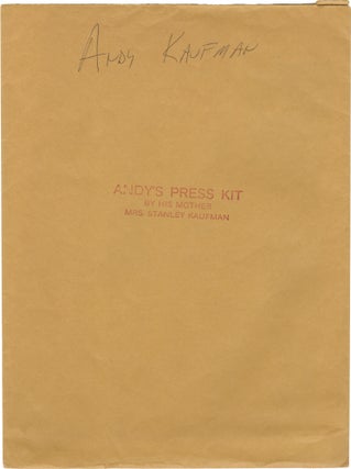 Book #157489] Andy's [Andy Kaufman's] Press Kit by His Mother Mrs. Stanley Kaufman (Original...