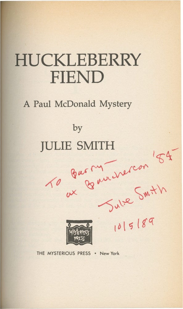 Mysterious Press Fall 1987 Sampler