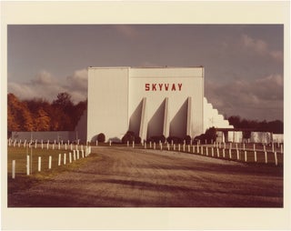 Archive of ten original oversize photographs of drive-in theaters, taken variously between 1977 and 1982
