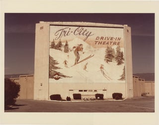 Archive of ten original oversize photographs of drive-in theaters, taken variously between 1977 and 1982
