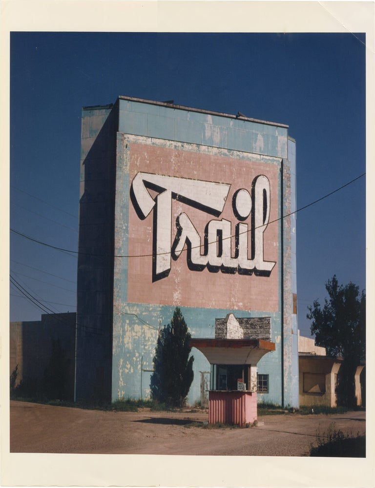 Archive of ten original oversize photographs of drive-in theaters, taken variously between 1977 and 1982