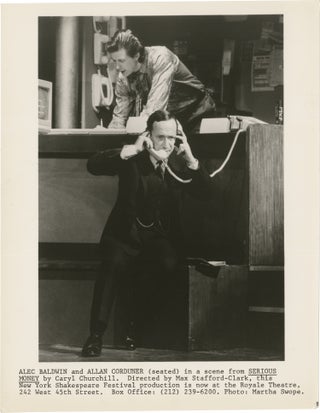 Book #157887] Serious Money (Two original photographs from the 1988 Broadway play). Valerie...