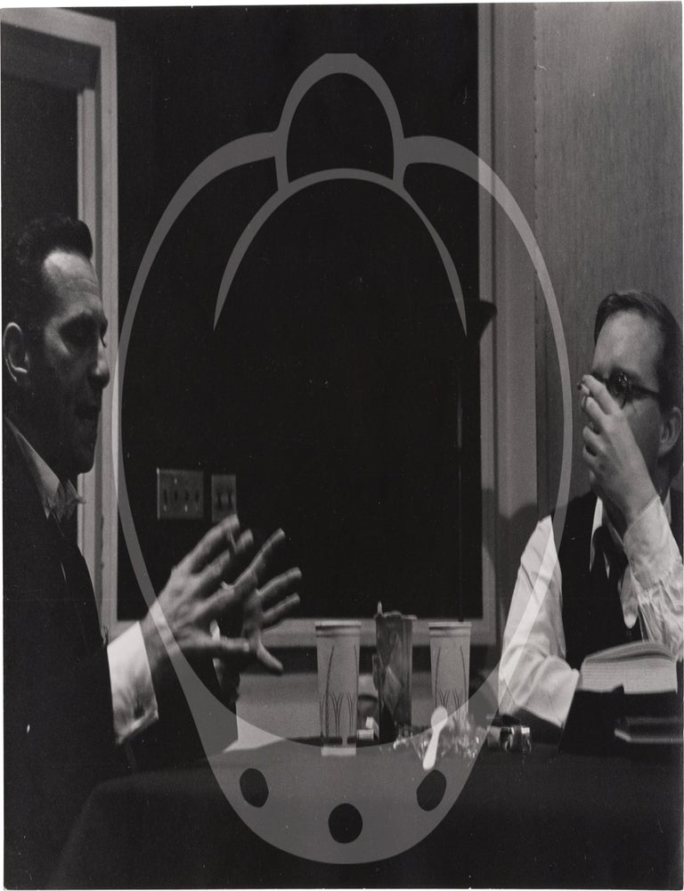 Three original photographs of Truman Capote and Goddard Lieberson, taken by recording engineer and photographer Fred Plaut