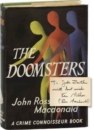 Book #157911] The Doomsters (First UK Edition, inscribed by the author). Kenneth Millar, Ross...