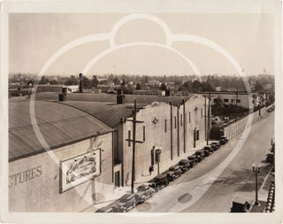 Collection of six original photographs of Hollywood studios, circa 1936