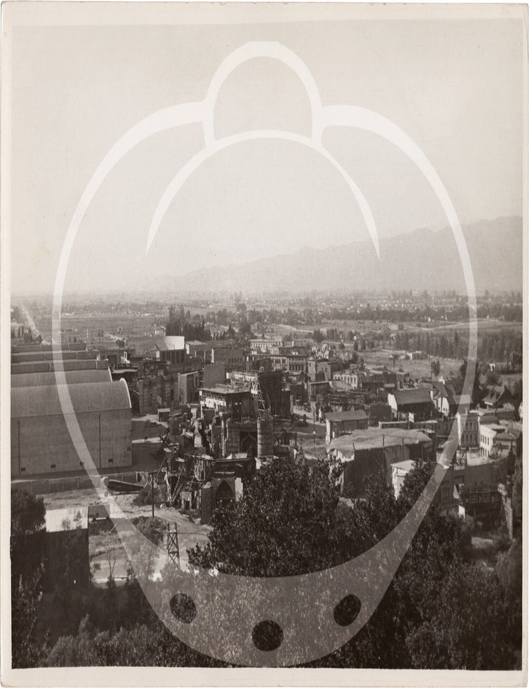 Six original photographs of Hollywood studios, circa 1936