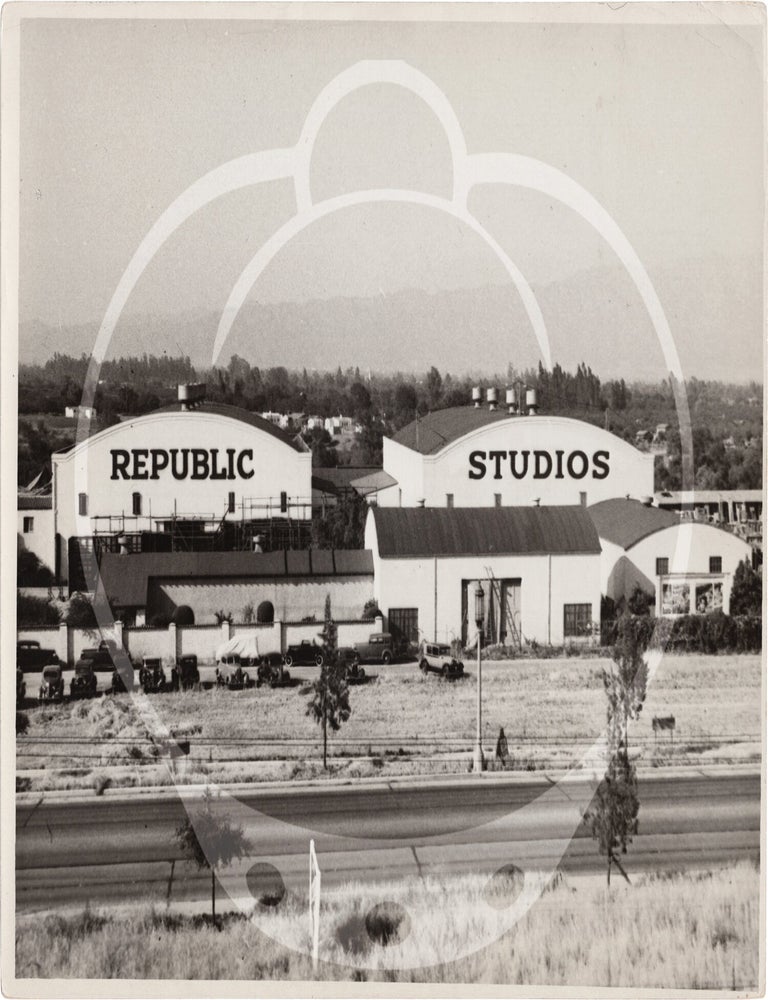 Six original photographs of Hollywood studios, circa 1936