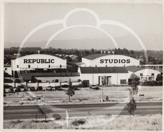 Collection of six original photographs of Hollywood studios, circa 1936