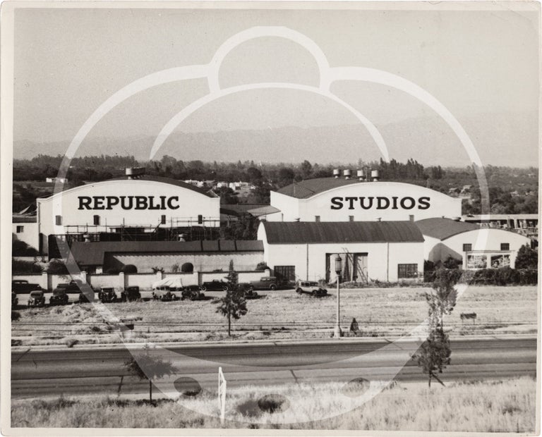 Six original photographs of Hollywood studios, circa 1936