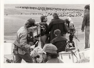 Book #158019] Dances with Wolves (Original photograph of Kevin Costner on the set of the 1990...