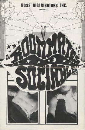 Book #158060] Roommates Sociable (Original pressbook for the 1969 adult film). Jack Bravman, Roza...