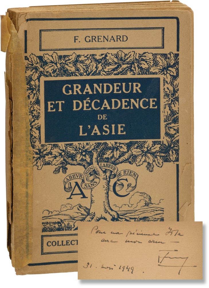Book #158093] Grandeur et décadence de l'Asie (Later printing, Association Copy, inscribed by...