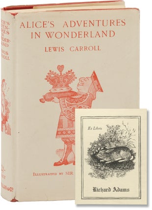Book #158095] Alice's Adventures in Wonderland (Copy belonging to author Richard Adams). Lewis...