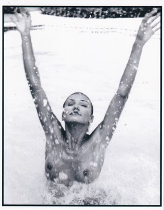 Two original photographs of Cameron Diaz, shot in 1999 for "Loaded" magazine