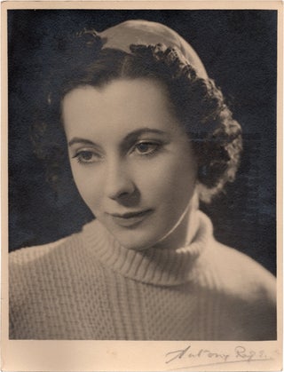 Book #158206] Two original portrait photographs of Freda Falconer, circa 1930s. Freda Falconer,...