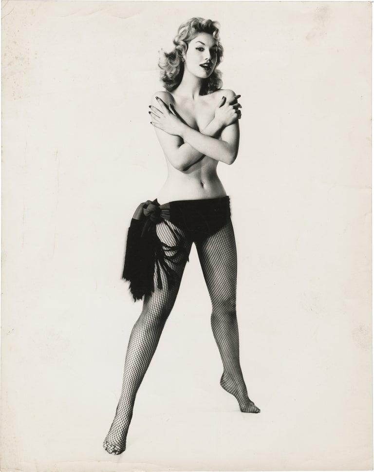 [Book #158231] Original oversize photograph of Mylene Demongeot, circa 1957. Mylene Demongeot, Henry Coste, subject, photographer.