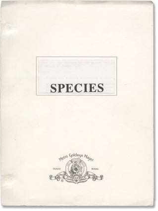 Book #158292] Species (Original screenplay for the 1995 film). Michael Madsen Ben Kingsley,...