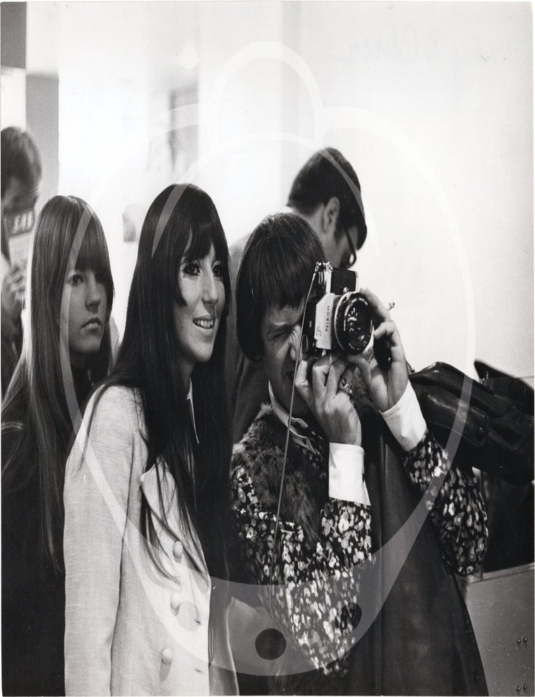 Two original photographs of Sonny and Cher in Paris, 1966