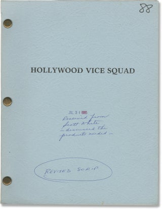 Book #158299] Hollywood Vice Squad (Original screenplay for the 1986 film). Penelope Spheeris,...