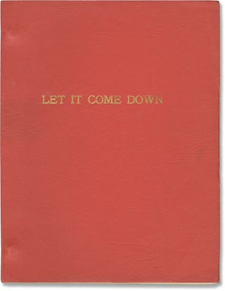 Book #158369] Let It Come Down (Original screenplay for an unproduced film). Paul Bowles, Gary...