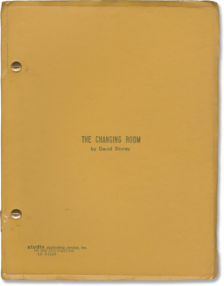 Book #158375] The Changing Room (Original script for the 1973 play). John Lithgow, David Storey,...