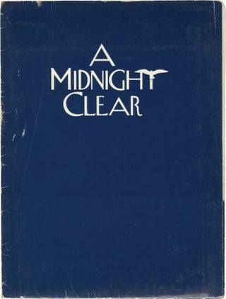 Book #158397] A Midnight Clear (Original press kit for the 1992 film). John C. McGinley Ethan...