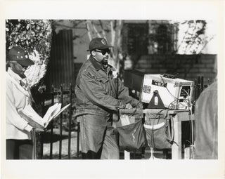 Book #158404] Get on the Bus (Original photograph from the 1996 film). Spike Lee, Reggie,...